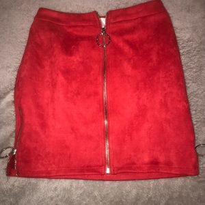red skirt